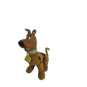 Thinkway Toys 2007 Scooby-doo Dog "6 Plush With Rubber Head Stuffed Body